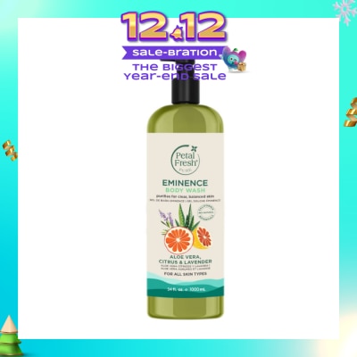 PETAL FRESH Eminence Body Wash With Aloe Vera & Citrus & Lavender (For All Skin Types) 1000ml