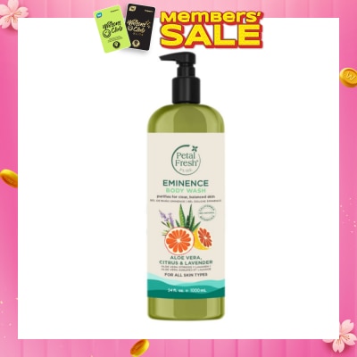 PETAL FRESH Eminence Body Wash With Aloe Vera & Citrus & Lavender (For All Skin Types) 1000ml