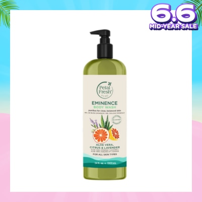 PETAL FRESH Eminence Body Wash With Aloe Vera & Citrus & Lavender (For All Skin Types) 1000ml