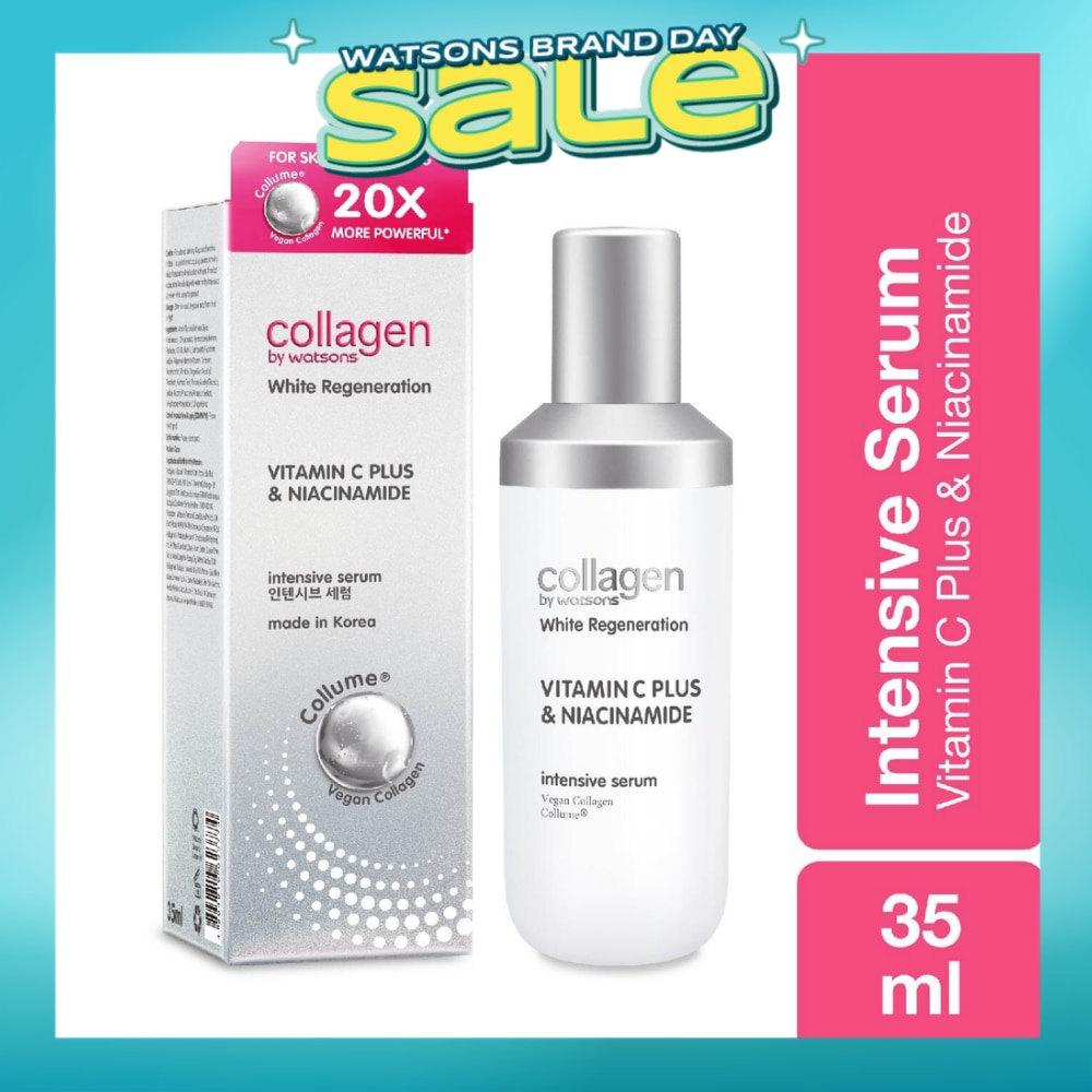 White Regeneration Vitamin C Plus & Niacinamide Intensive Serum (Vegan Collagen, Made in Korea) 35ml