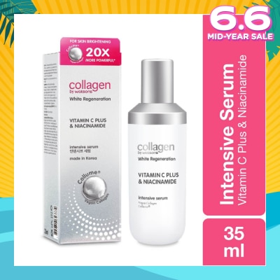 COLLAGEN BY WATSONS White Regeneration Vitamin C Plus & Niacinamide Intensive Serum (Vegan Collagen, Made in Korea) 35ml