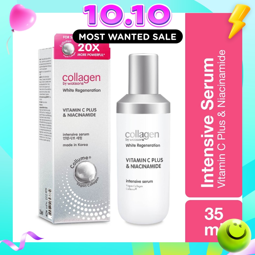 White Regeneration Vitamin C Plus & Niacinamide Intensive Serum (Vegan Collagen, Made in Korea) 35ml image