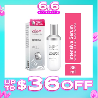COLLAGEN BY WATSONS - White Regeneration Vitamin C Plus & Niacinamide Intensive Serum (Vegan Collagen, Made in Korea) 35ml