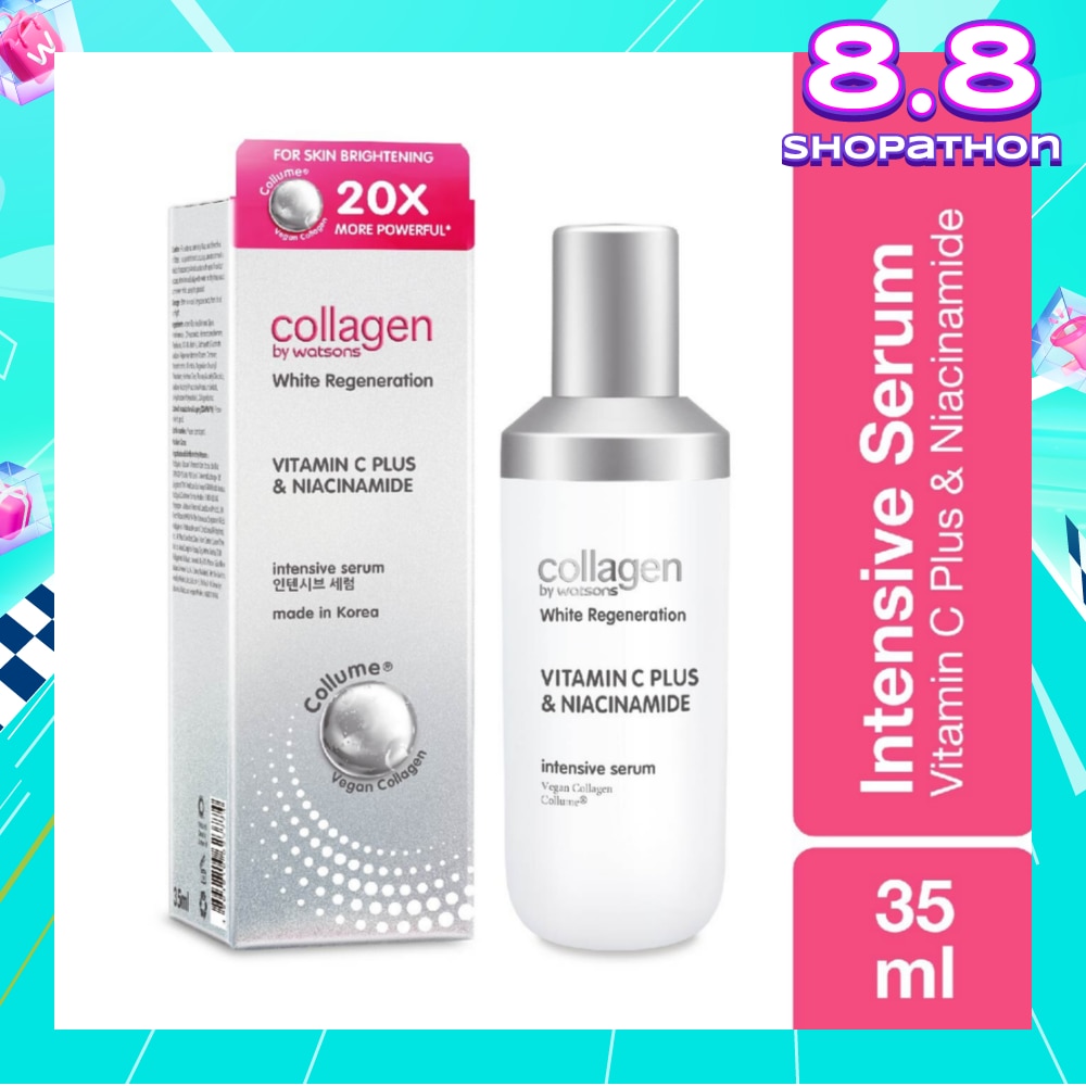White Regeneration Vitamin C Plus & Niacinamide Intensive Serum (Vegan Collagen, Made in Korea) 35ml