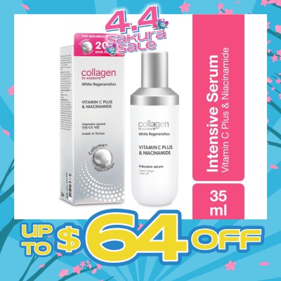COLLAGEN BY WATSONS - White Regeneration Vitamin C Plus & Niacinamide Intensive Serum (Vegan Collagen, Made in Korea) 35ml