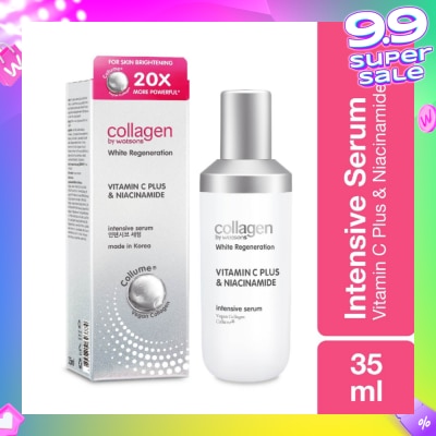 COLLAGEN BY WATSONS White Regeneration Vitamin C Plus & Niacinamide Intensive Serum (Vegan Collagen, Made in Korea) 35ml
