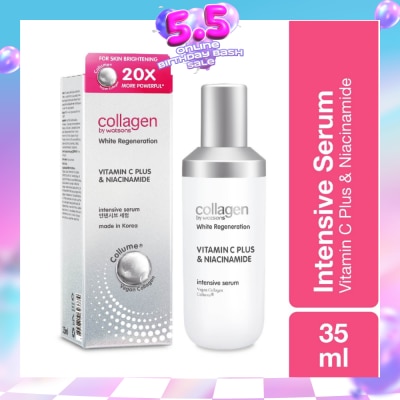 COLLAGEN BY WATSONS - White Regeneration Vitamin C Plus & Niacinamide Intensive Serum (Vegan Collagen, Made in Korea) 35ml