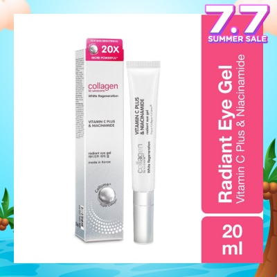 COLLAGEN BY WATSONS White Regeneration Vitamin C Plus & Niacinamide Radiant Eye Gel (Vegan Collagen, Made in Korea) 20ml