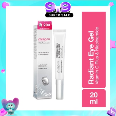 COLLAGEN BY WATSONS - White Regeneration Vitamin C Plus & Niacinamide Radiant Eye Gel (Vegan Collagen, Made in Korea) 20ml image