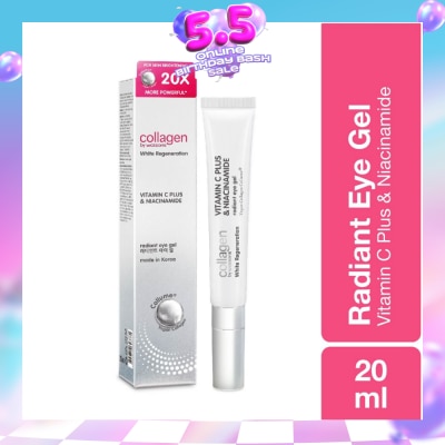 COLLAGEN BY WATSONS - White Regeneration Vitamin C Plus & Niacinamide Radiant Eye Gel (Vegan Collagen, Made in Korea) 20ml