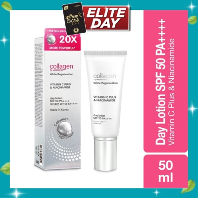 COLLAGEN BY WATSONS White Regeneration Vitamin C Plus & Niacinamide Day Lotion SPF 50 PA++++ (Vegan Collagen, Made in Korea) 50ml image
