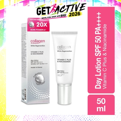 COLLAGEN BY WATSONS - White Regeneration Vitamin C Plus & Niacinamide Day Lotion SPF 50 PA++++ (Vegan Collagen, Made in Korea) 50ml image