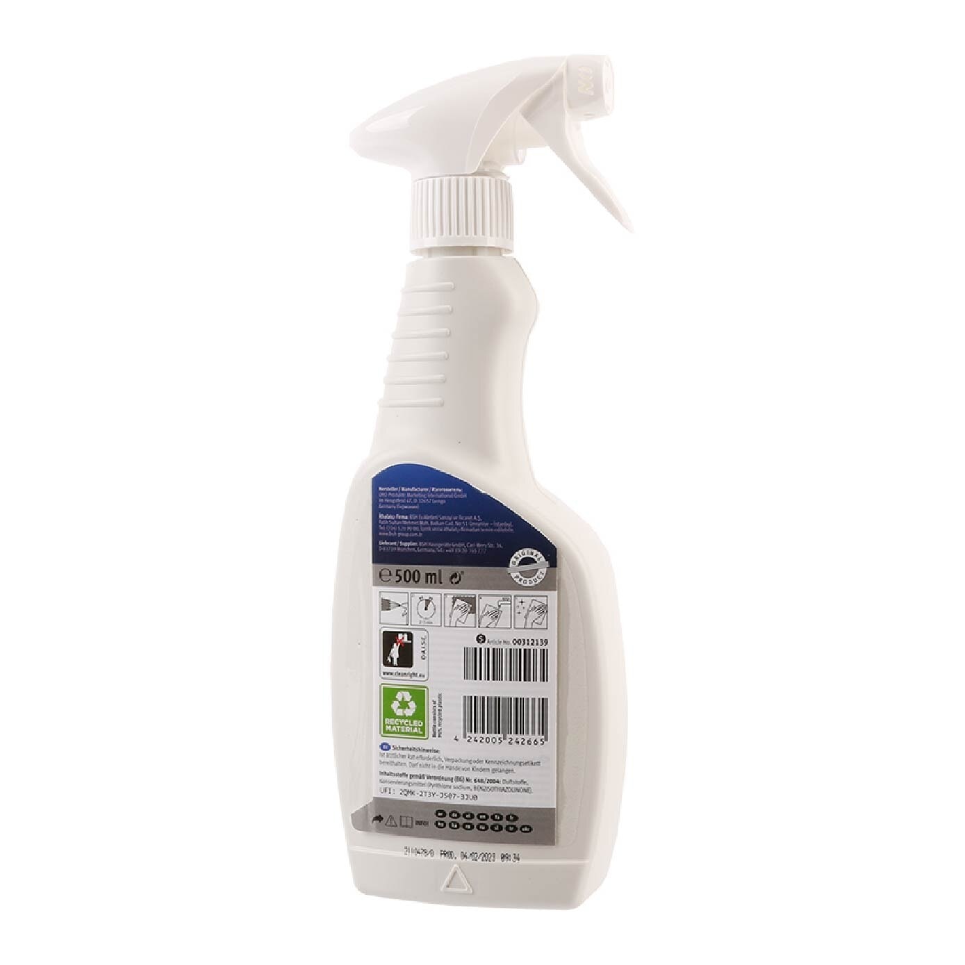 Intensive Fridge Cleaner (Reduces Unpleasant Odours) 500ml