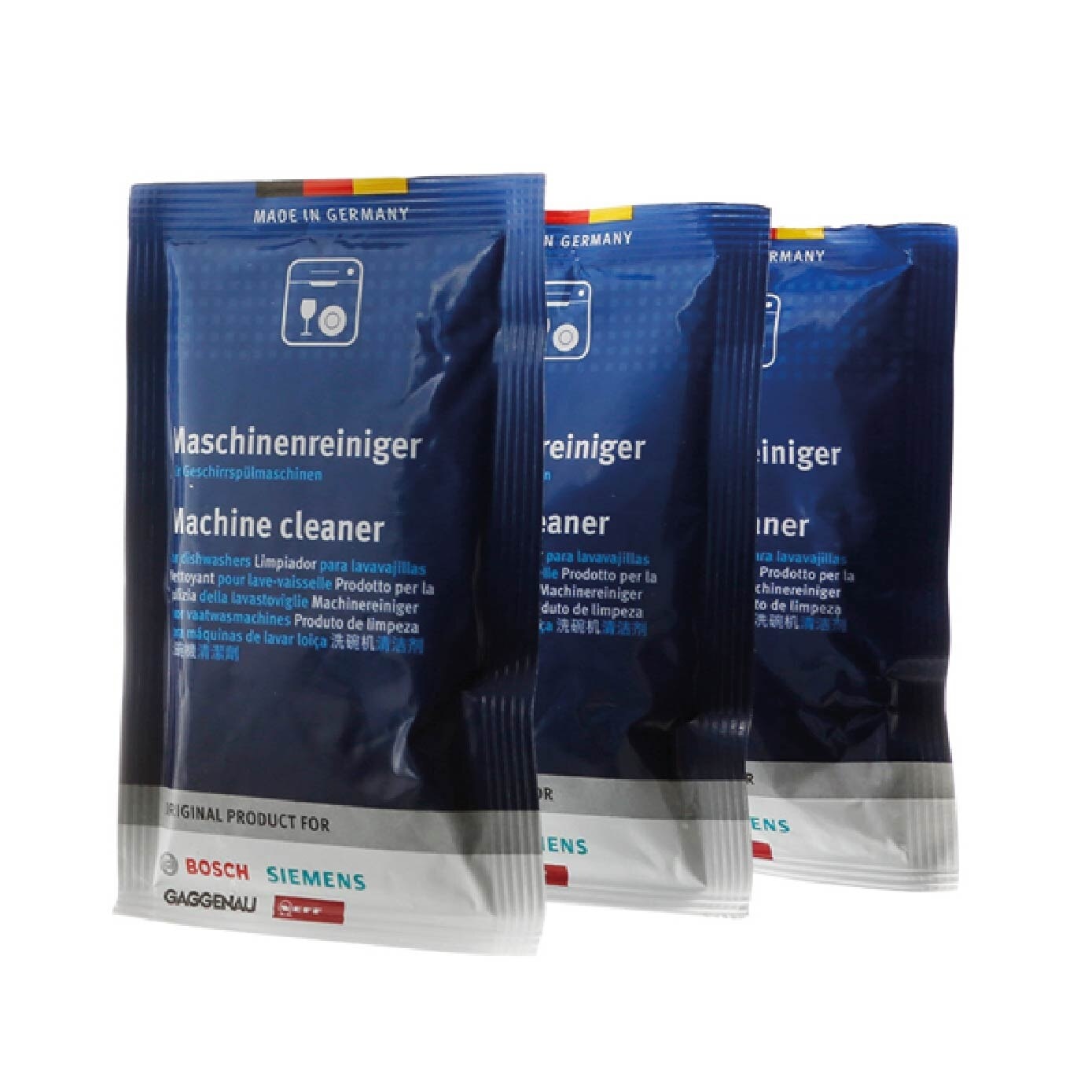 Dishwasher Machine Cleaner Sachet (Effectively Removes Grease + Starch + Protein Residues In Entire Interior Of The Dishwasher) 45g X 3s