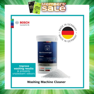 BOSCH - Washing Machine Cleaner (For Removing Deposits + Unpleasant Odour) 1s