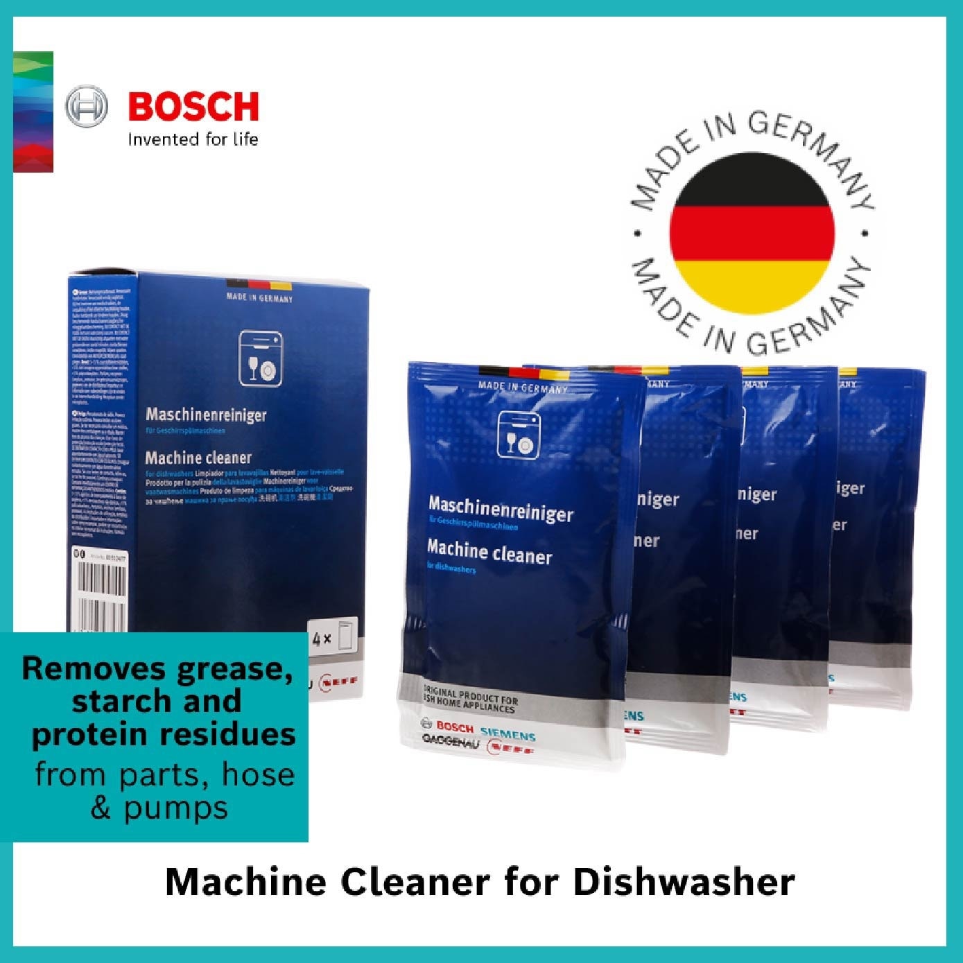 Washing Machine Cleaner (For Removing Deposits + Unpleasant Odour) 200g