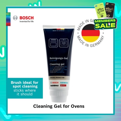 BOSCH Cleaning Gel For Oven + Baking Tray (For Intensive Cleaning Of Stubborn And Tough Burnt-On Deposits) 200ml