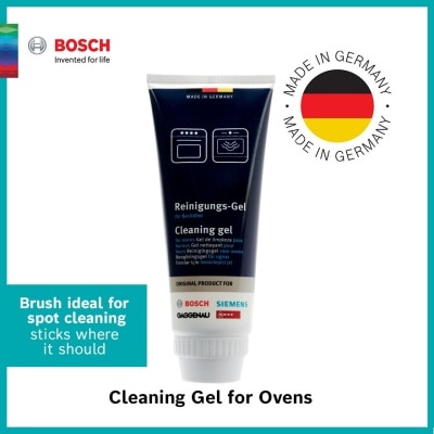 BOSCH Cleaning Gel For Oven + Baking Tray (For Intensive Cleaning Of Stubborn And Tough Burnt-On Deposits) 200ml