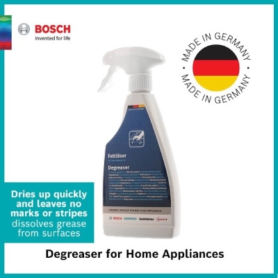 BOSCH Degreaser For Home Appliances Unscented (For Multi Surface Use + Streak Free Result + Skin Friendly) 500ml