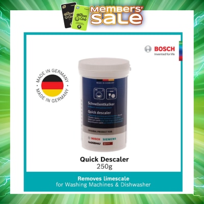 BOSCH - Quick Descaler For Washing Machines And Dishwashers (Effectively Removes Limescale) 250g