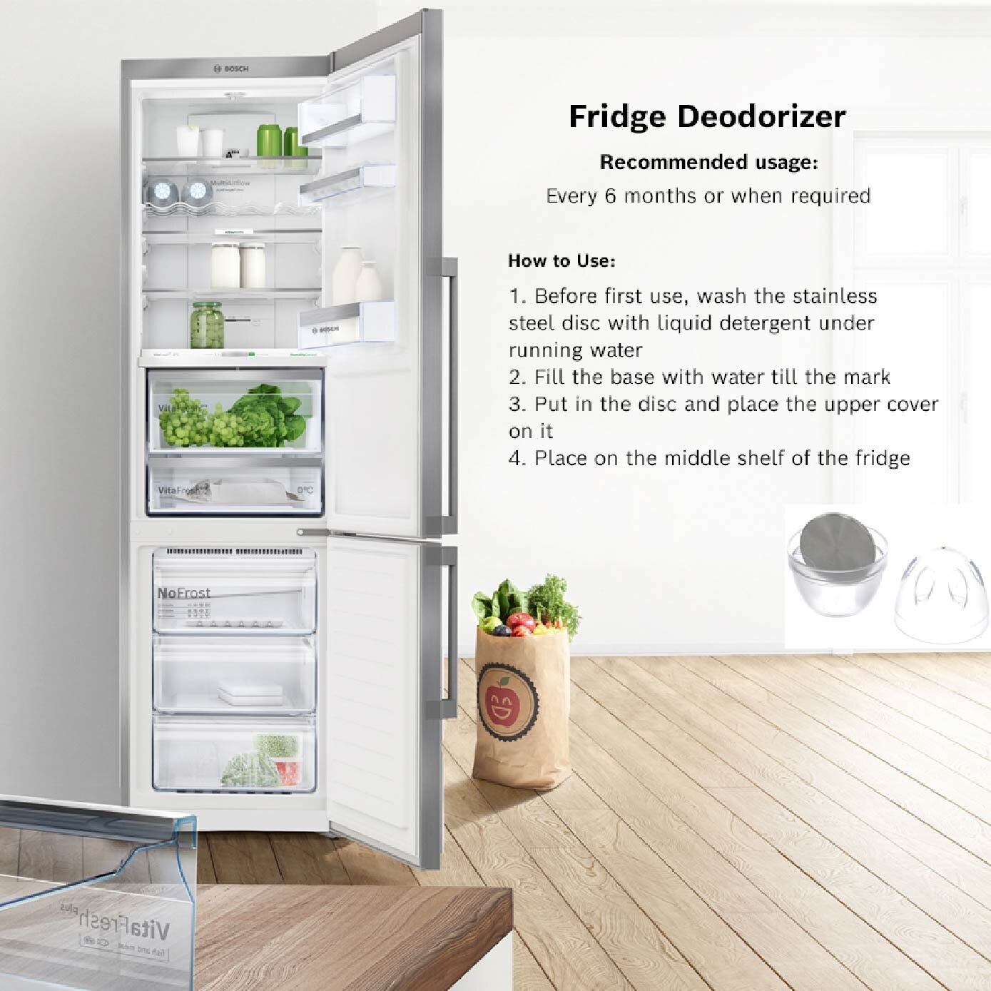 Fridge Deodorizer (Eliminates Odours From Refrigerators) 1s