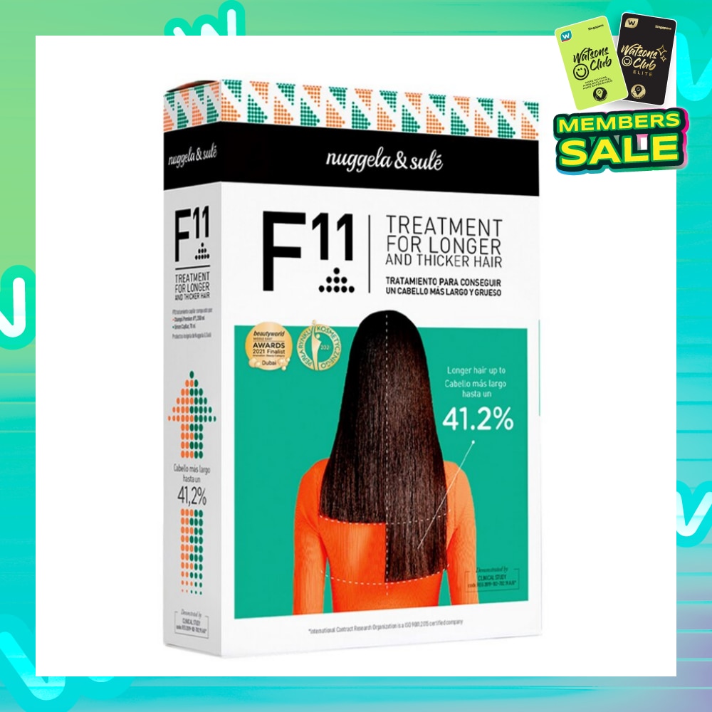 F11 Special Edition Treatment Hair Packset consists Premium Shampoo Original 250ml + Hair Regenerator 70ml (Expiry: May`2026)