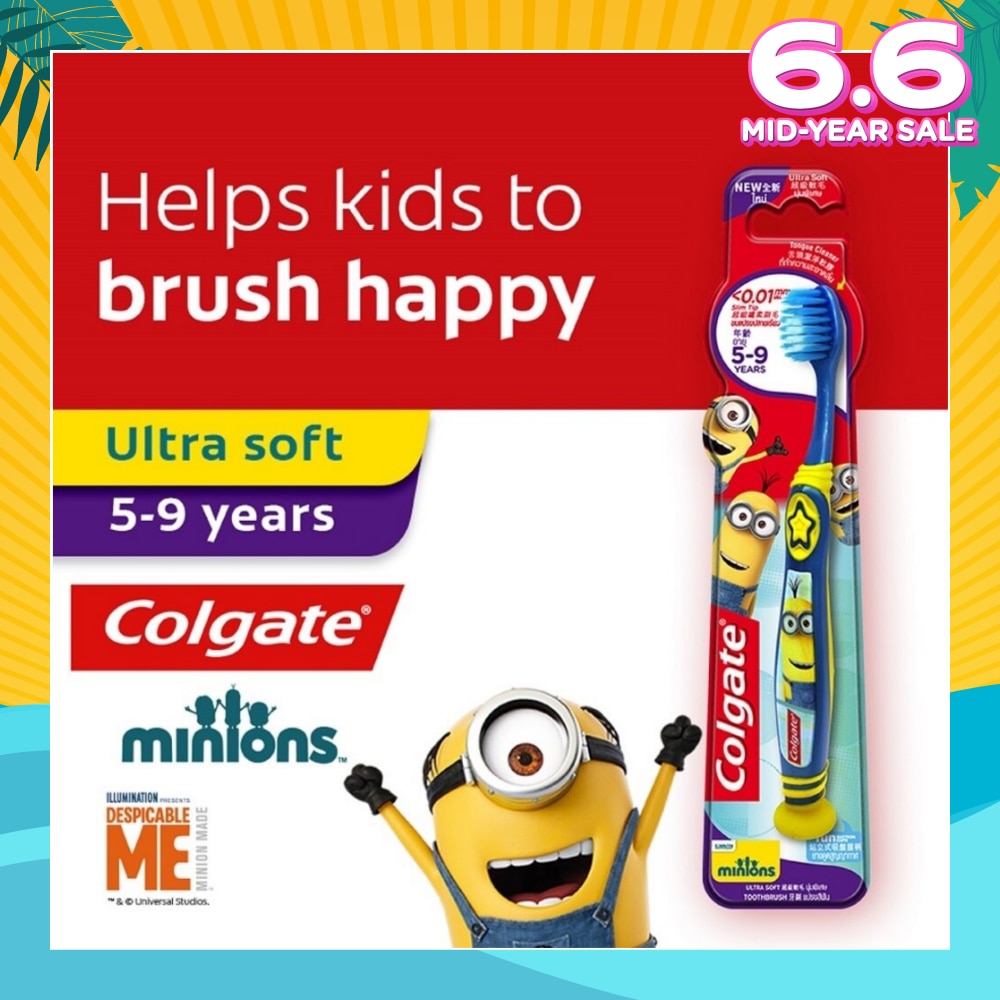 Toothbrush For Kids 5-9 Years Minion