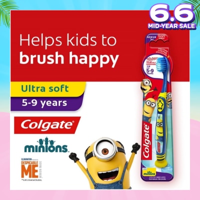 COLGATE Toothbrush For Kids 5-9 Years Minion