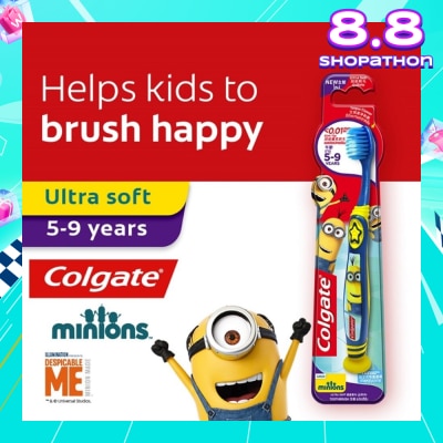COLGATE Toothbrush For Kids 5-9 Years Minion