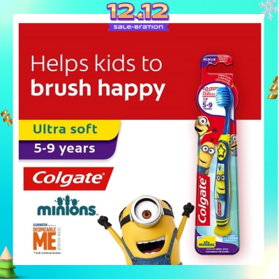 COLGATE Toothbrush For Kids 5-9 Years Minion