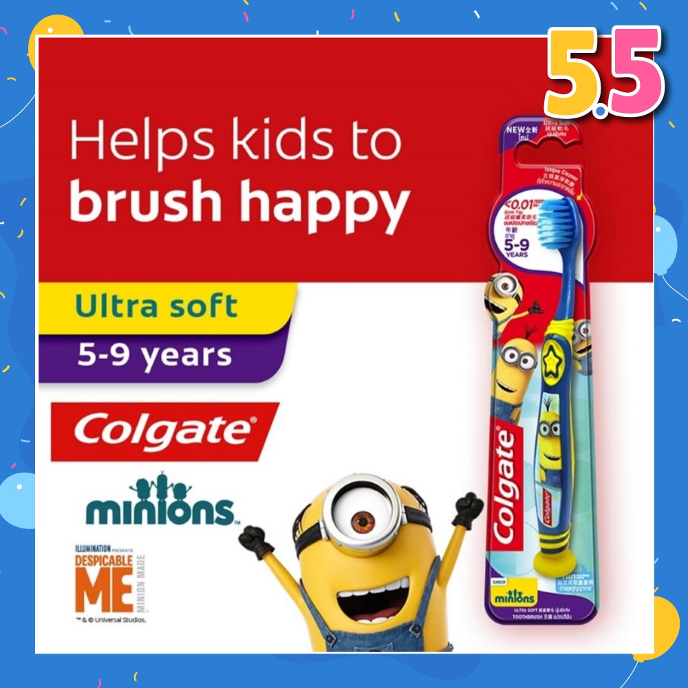 Toothbrush For Kids 5-9 Years Minion