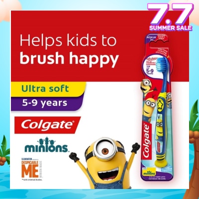 COLGATE Toothbrush For Kids 5-9 Years Minion