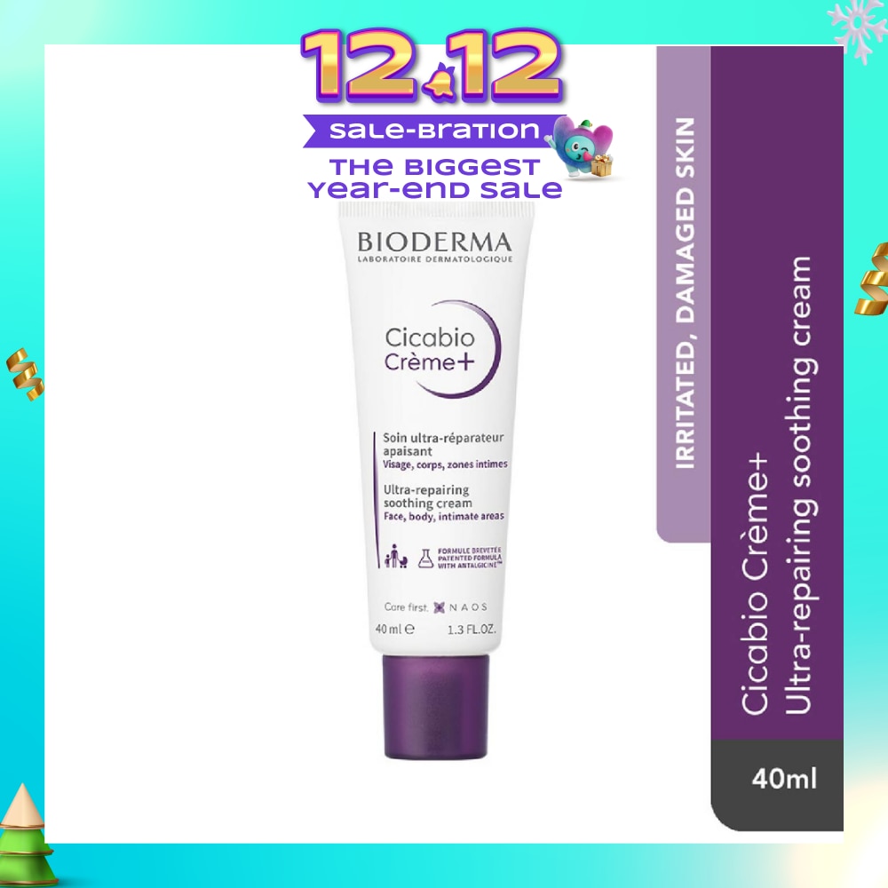 Cicabio Crème+ Anti-itch & Anti-pain Soothing and Skin Repairing Moisturiser (Damaged Skin) 40ml