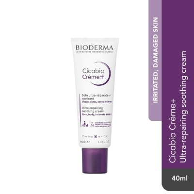 BIODERMA Cicabio Crème+ Anti-itch & Anti-pain Soothing and Skin Repairing Moisturiser (Damaged Skin) 40ml