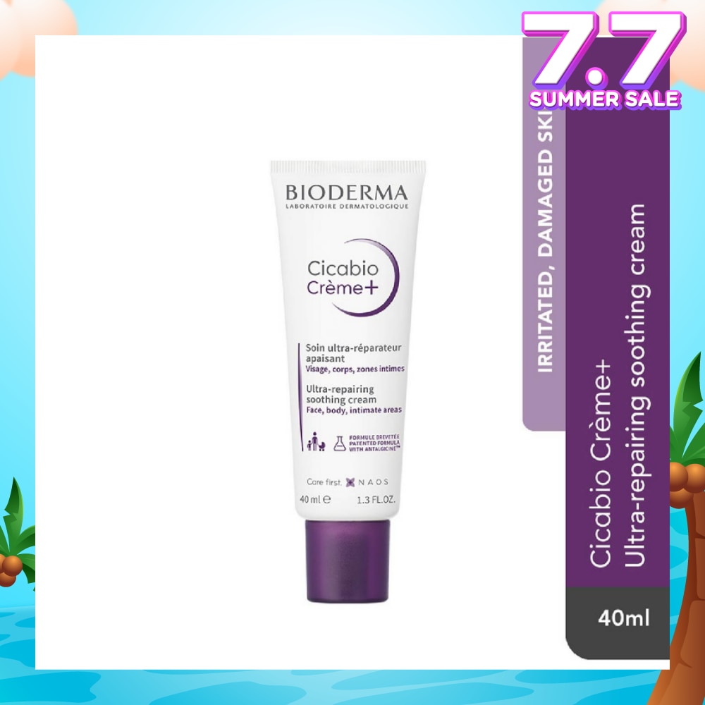 Cicabio Crème+ Anti-itch & Anti-pain Soothing and Skin Repairing Moisturiser (Damaged Skin) 40ml