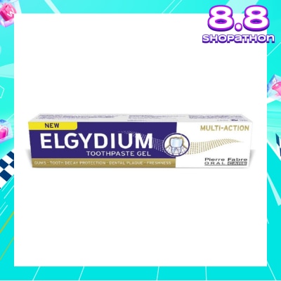ELGYDIUM Multi Action Toothpaste Gel For Tooth Decay 75ml