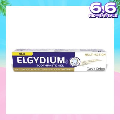 ELGYDIUM Multi Action Toothpaste Gel For Tooth Decay 75ml