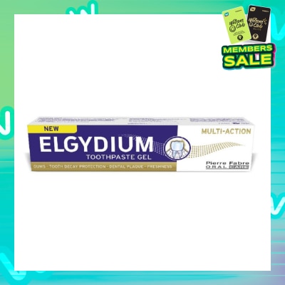 ELGYDIUM Multi Action Toothpaste Gel For Tooth Decay 75ml