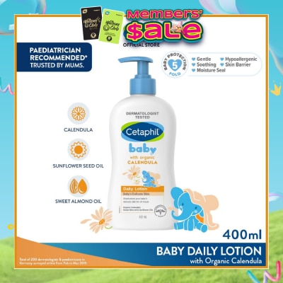 CETAPHIL BABY - Daily Lotion with Organic Calendula 400ml