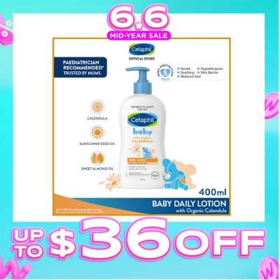 CETAPHIL BABY - Daily Lotion with Organic Calendula 400ml