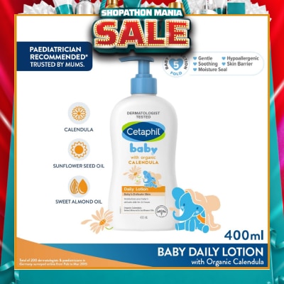 CETAPHIL BABY - Daily Lotion with Organic Calendula 400ml