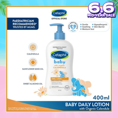 CETAPHIL BABY Daily Lotion with Organic Calendula 400ml
