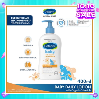 CETAPHIL BABY Daily Lotion with Organic Calendula 400ml