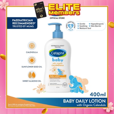 CETAPHIL BABY Daily Lotion with Organic Calendula 400ml
