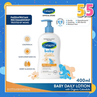 CETAPHIL BABY Daily Lotion with Organic Calendula 400ml
