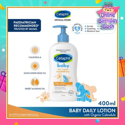 CETAPHIL BABY Daily Lotion with Organic Calendula 400ml
