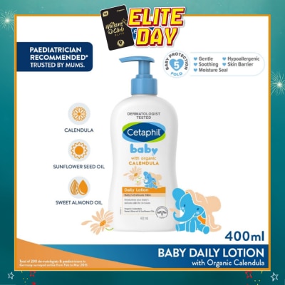 CETAPHIL BABY - Daily Lotion with Organic Calendula 400ml