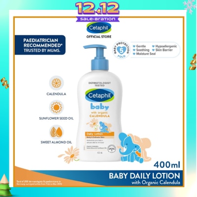 CETAPHIL BABY Daily Lotion with Organic Calendula 400ml