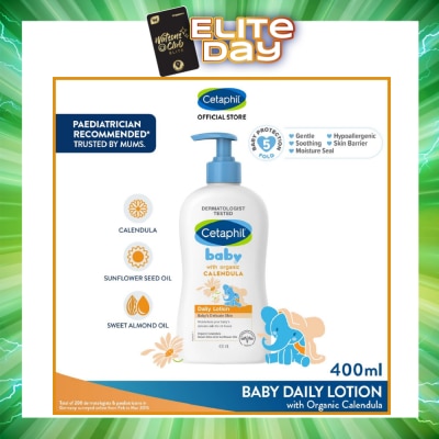 CETAPHIL BABY - Daily Lotion with Organic Calendula 400ml