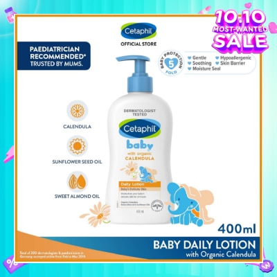 CETAPHIL BABY Daily Lotion with Organic Calendula 400ml